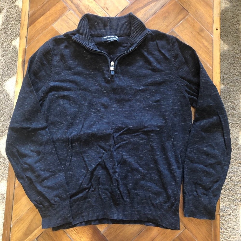 Men's Pullover Quarter Zip Sweater